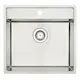 Diskho Lavabo Nexus 60 Rostfri 530 mm Enkel med Korgventil & Vattenlås