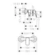 Duschblandare Hansgrohe Logis 1-grepps 150 cc
