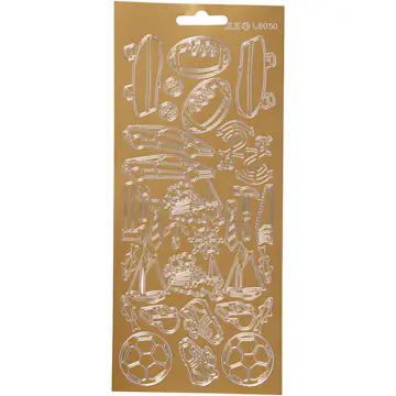 Stickers Creativ Company Sport 10x23 cm