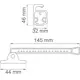 Vindusholder Habo 1224-2