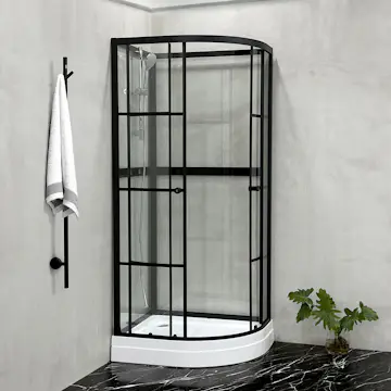 Duschkabin Betrakta 70X90 Rund Klarglas