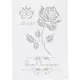 Sjablong Creativ Company Stensil Rose A4 210x297 mm 1 stk