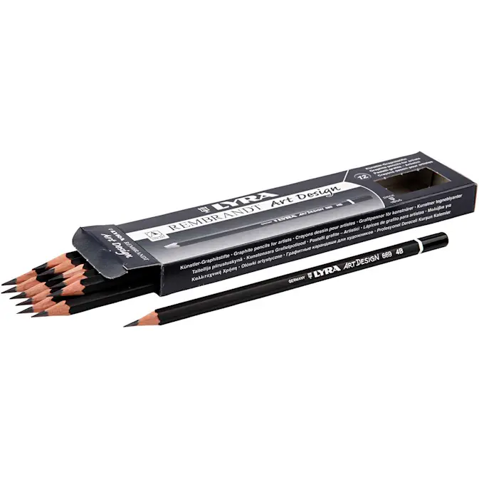 Blyant Creativ Company Art Design 6,9 mm Hardhet 4B Kjerne 18 mm 12 stk/1 Pk
