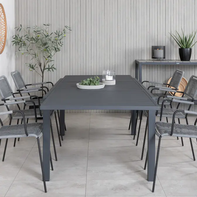 Spisegruppe Venture Home Marbella med 6 Levi Stoler