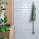 Flis Arredo Color Hvit Metro Biselado Blank 10x20