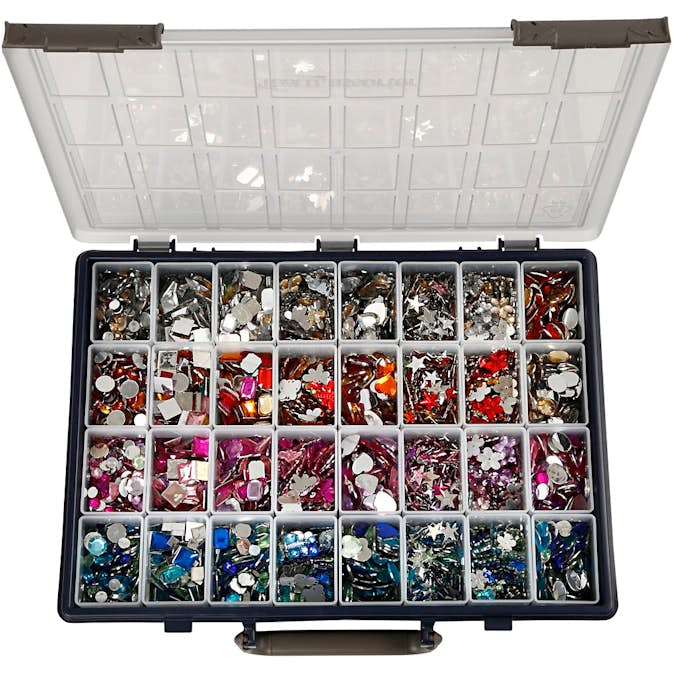 Rhinsten Creativ Company 6-16 mm Ass Farger 32x360 Stk/1 Pk