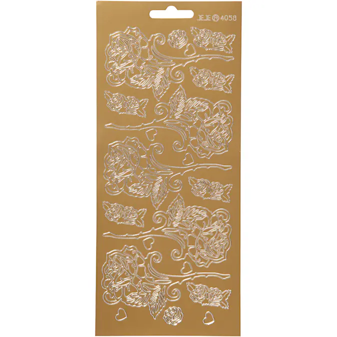 Stickers Creativ Company Roser 10x23 cm