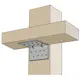 Vinkelbrakett FAST ABS 65x65x2,0x80 mm