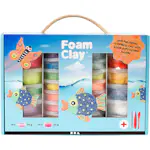 Materiellsett Creativ Company Foam Clay Gaveeske Ass Farger 1 Sett