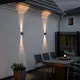 Vegglampe Gnosjö Konstsmide Chieri Justerbar Spredning LED 2X6W