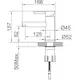 Servantbatteri Scandtap Steel Clear