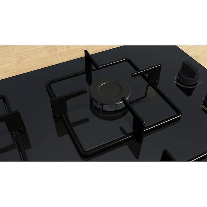 Gasskomfyr Bosch Serie 2 POH6B6K30 Sort 60 cm