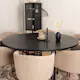 Spisegruppe furniture/fashion Copenhagen Ø140 cm med 6 Berit Stoler