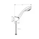 Dusjholdersett Hansgrohe Crometta 85 Vario