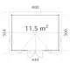 Anneks Palmako Claudia 11,5 m2