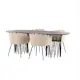 Spisegruppe furniture/fashion Stone med 4 Limhamn Stoler