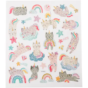 Klistremerker Creativ Company Selvklebende Katter 15x16,5 cm