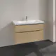 Tvättställsskåp Villeroy & Boch Subway 3.0 med 2 Lådor