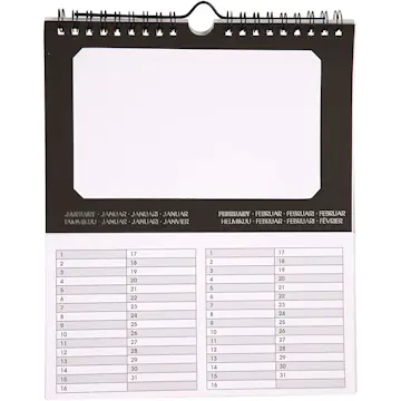 Evighetskalender Creativ Company Str 19x23 cm 5 stk/1 Pk
