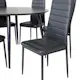 Spisegruppe Venture Home Dipp Ø115 cm med 6 Slim Stoler