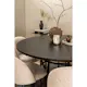 Spisegruppe furniture/fashion Copenhagen Ø140 cm med 6 Velvet Stoler