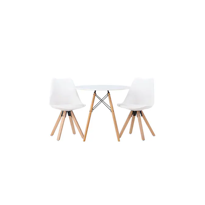 Spisegruppe Venture Home Danburi Ø60 cm med 2 stk Zeno Stoler