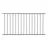 Gjerde Skotte Garden Klassisk 180x90 cm Sort