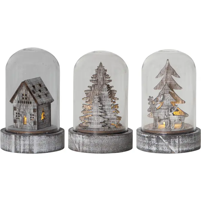 Juledekorasjon Star Trading Kuppel 3-pk