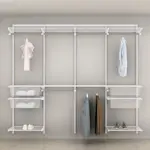 Innredningsløsning Elfa Garderobe Nr 18 Hvit B: 2496 mm