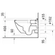 Vegghengt Toalett Duravit Starck 3 Rimless med Toalettsete
