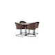 Spisegruppe Venture Home Durango Ø120 cm med 4 stk Evening Stoler