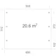 Carport Palmako Karl 20,6 m2