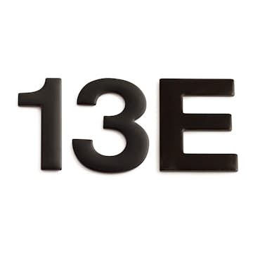Husnummer Og Bokstaver Habo Selvklebende Svart