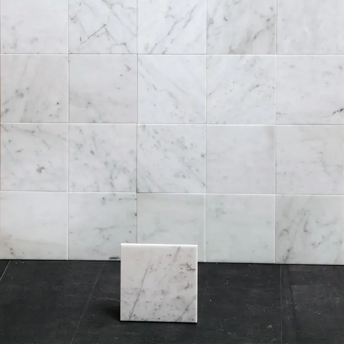 Marmor Arredo Bianco Carrara C Honed Hvit 15x15 cm
