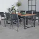 Spisegruppe Venture Home King med 6 Curz Stablebare Spisestoler