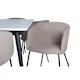 Spisegruppe Venture Home Jolie med 6 Bergen Stoler Polyesterlinen