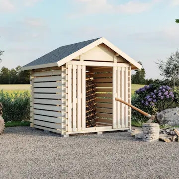 Vedskjul Luoman Lillevilla Tahko 4 m2