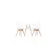 Spisegruppe Venture Home Danburi Ø60 cm med 2 stk Edvin Stoler