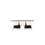 Spisegruppe Venture Home Bootcut med 6 stk Edina Stoler