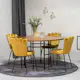 Spisegruppe Venture Home Copenhagen med 4 Limhamn Light Gull Stoler
