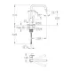 Köksblandare Grohe Start 30470 L-pip