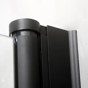 Dusjhjørne Bathlife Allsidig Rund Dør 45° Sort