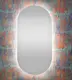 Spegel Vidi Edith 500x1000 mm med LED-belysning