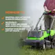 Gressklipper Fornorth GH1000E 20 V med Batteri og Lader