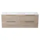 Servantskap FOSSBAD Variant46 B160 for Heldekkende Dobbelservant