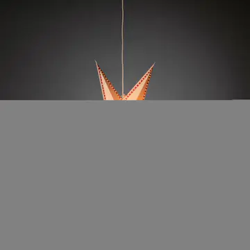 Adventsstjerne Gnosjö Konstsmide Rødmønstret 60 cm