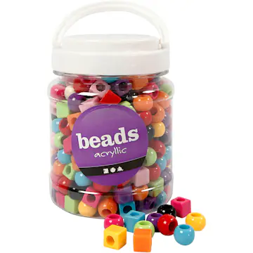 Perler Creativ Company Multimix Ass Farger Str 11 mm Hullstr 7 mm