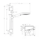 Duschset Hansgrohe ShowerTablet Select 300 65 cm Kombipaket