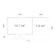 Hagestue Palmako Aurelia 21,7 m² (inv. 20,6 m²)