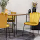 Spisegruppe Venture Home Copenhagen med 4 Limhamn Light Gull Stoler